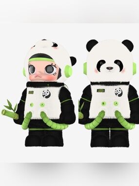 Pop Mart 400% Mega Space Molly Panda Sealed